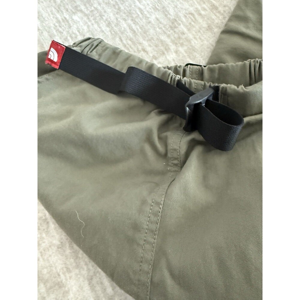 The North Face Women Cargo Pants Size M Olive Military Green Belted Regular Fit - Picture 11 of 11